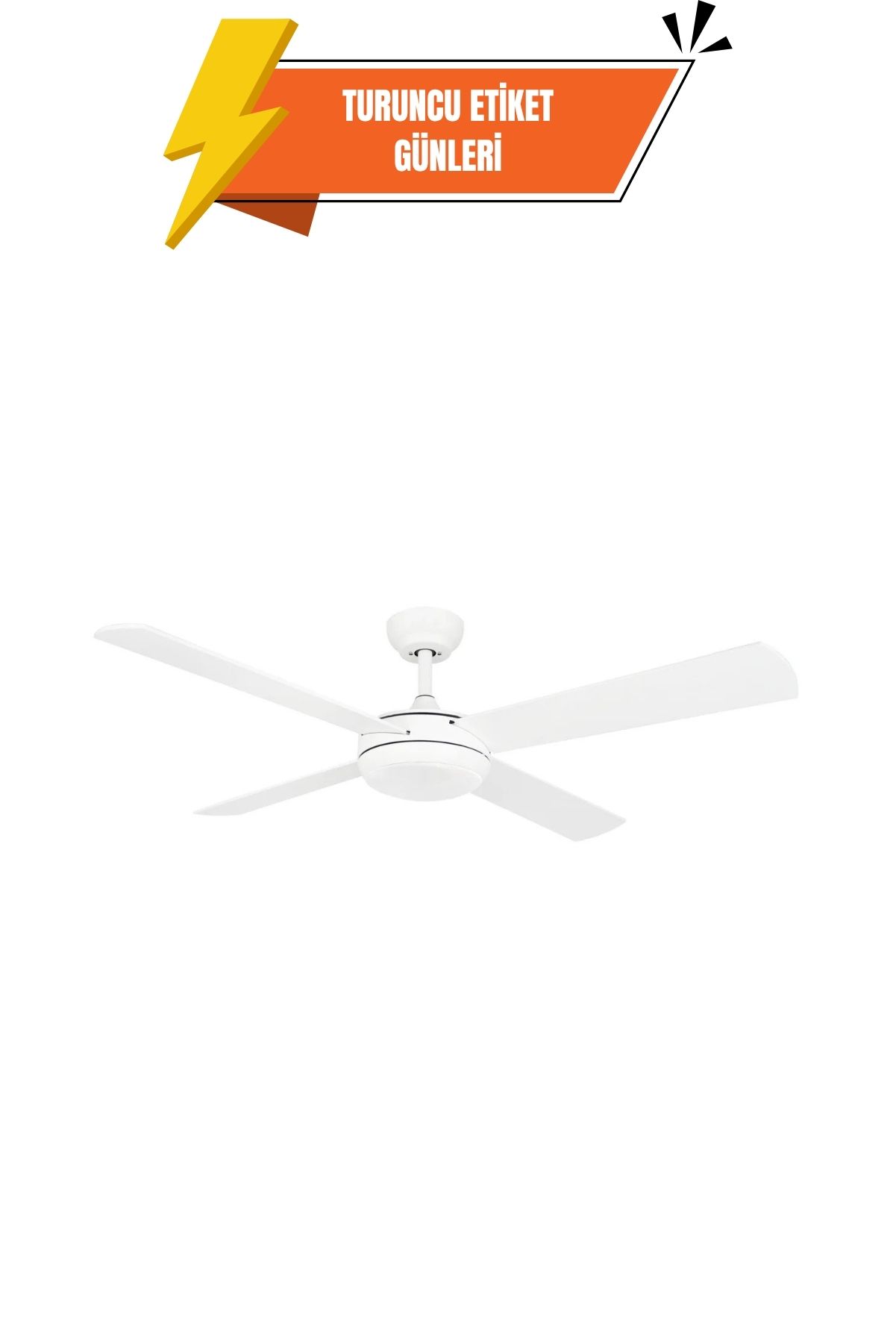 Dlc Levante Led Tavan Vantilatörü Beyaz 122 Cm