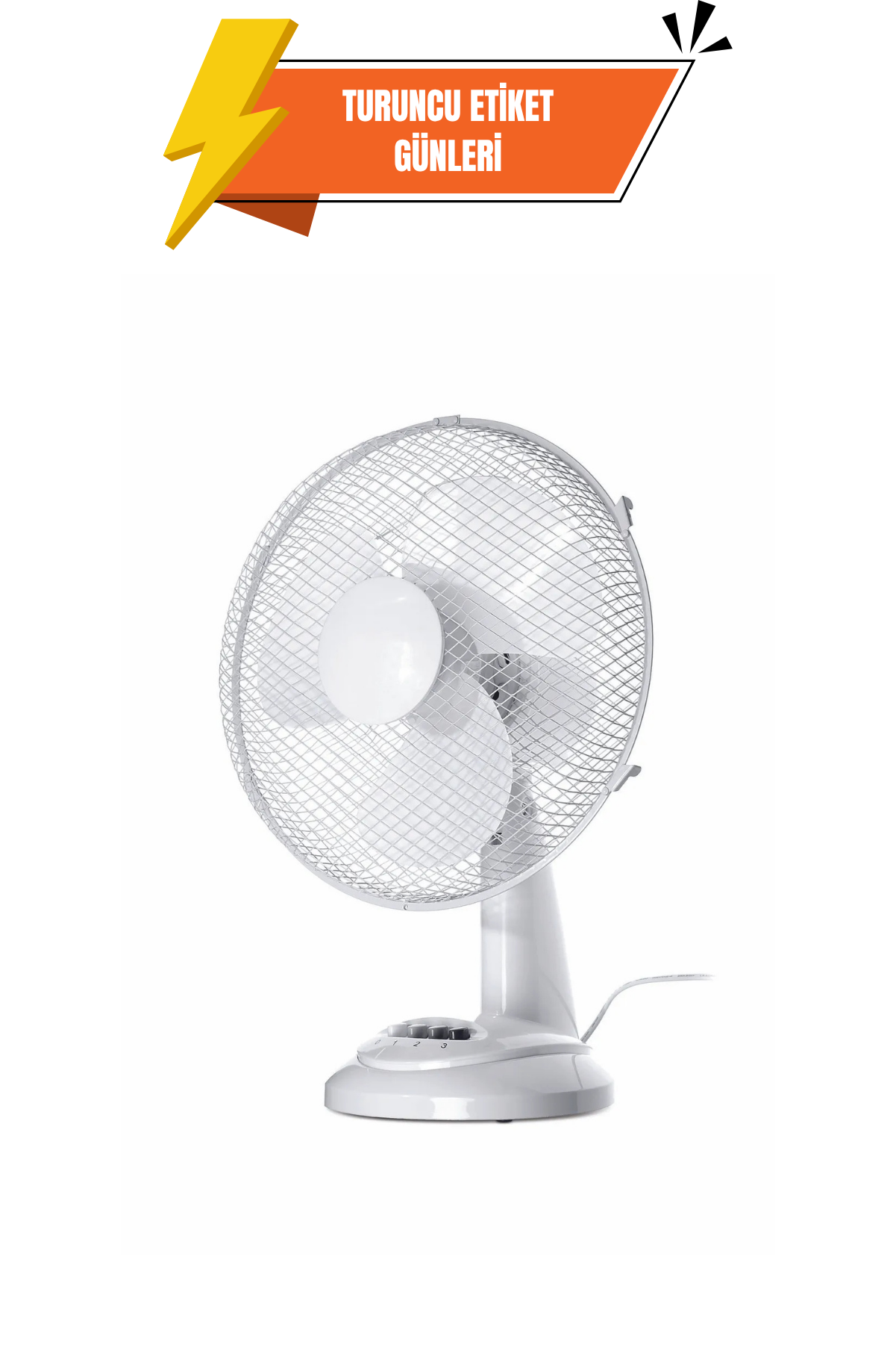 Dlc Masa Tipi Vantilatör Beyaz 35 Watt
