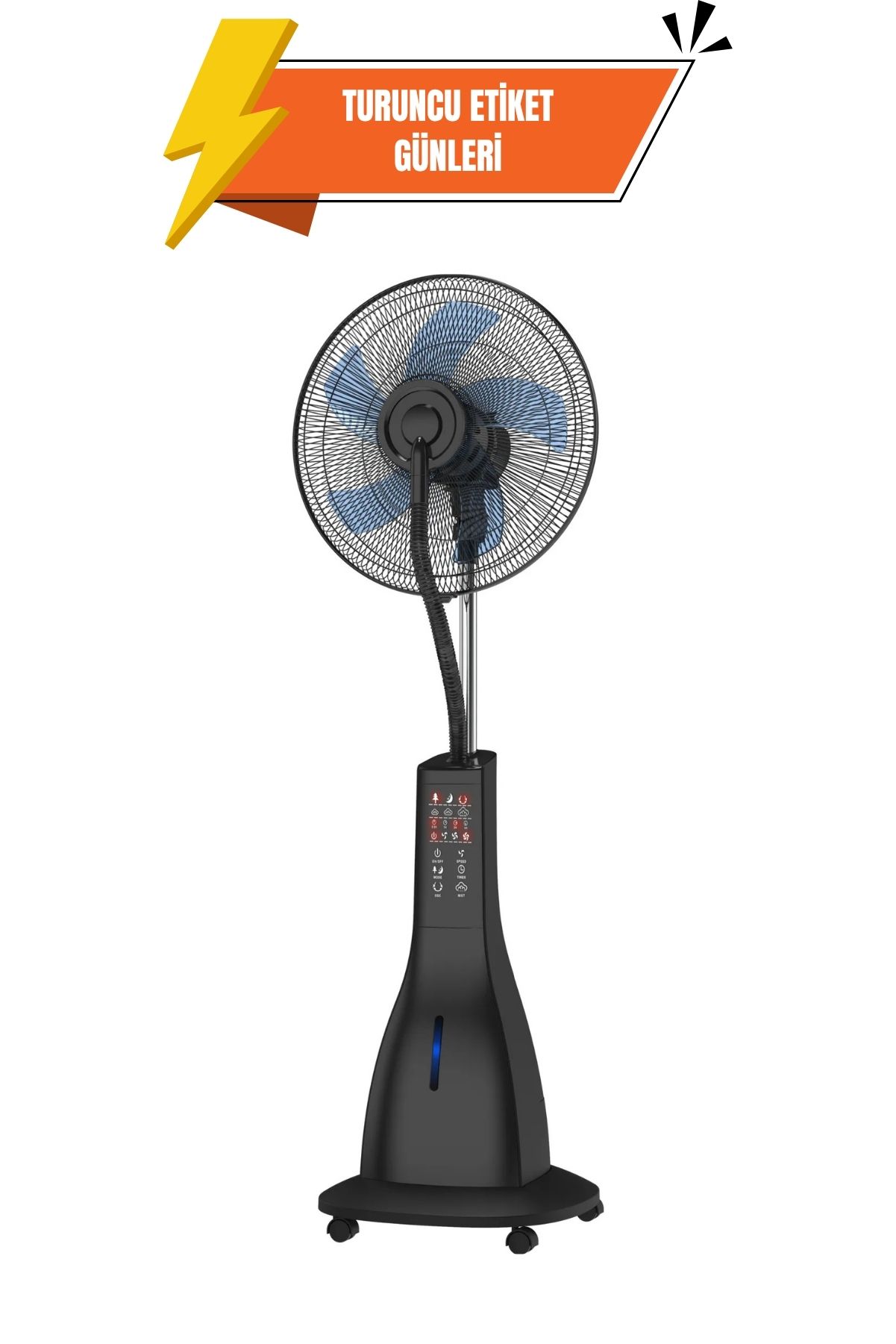 Dlc Uzaktan Kumandalı Soğuk Buharlı Sulu Vantilatör 90 Watt